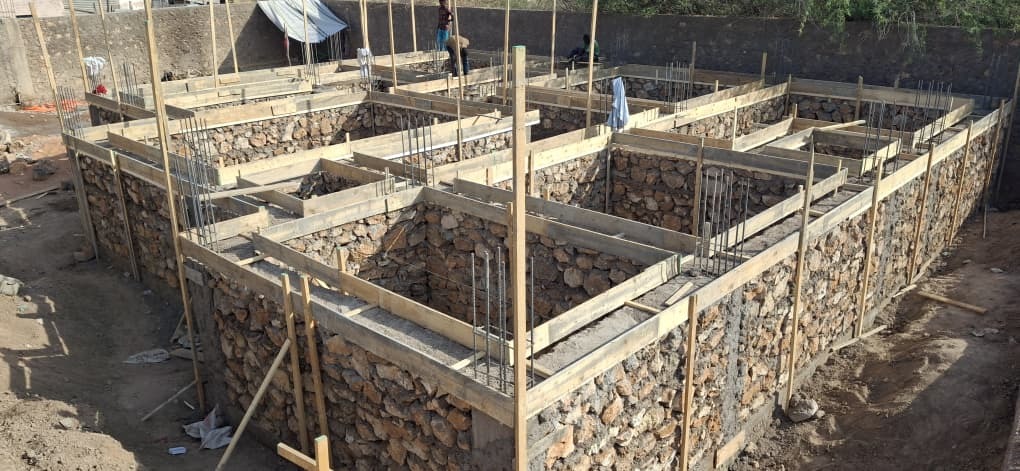 Stone Masonry Foundation Structure